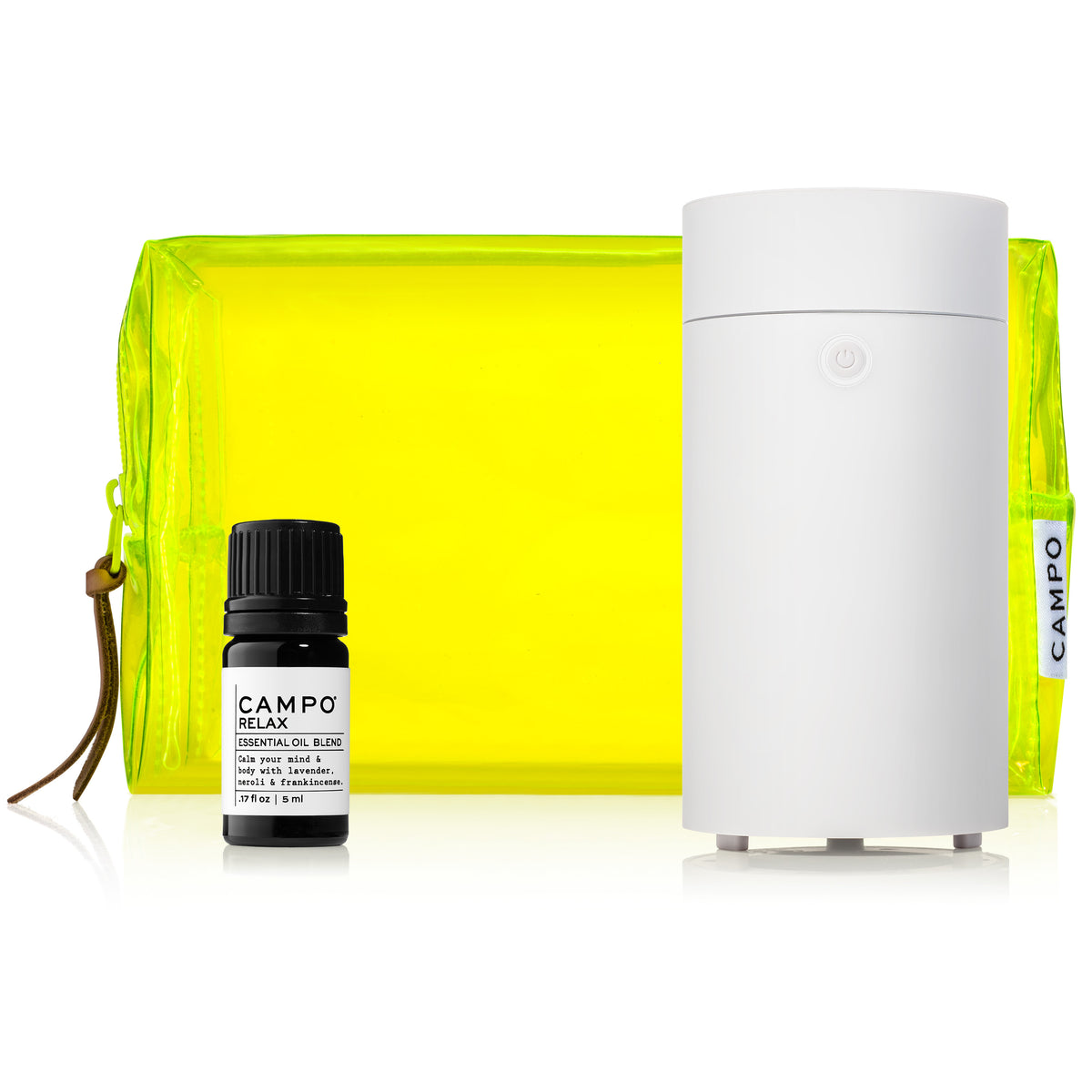 RELAX Essential Oil Diffuser Kit - CLOUD WHITE Travel Diffuser + RELAX Blend