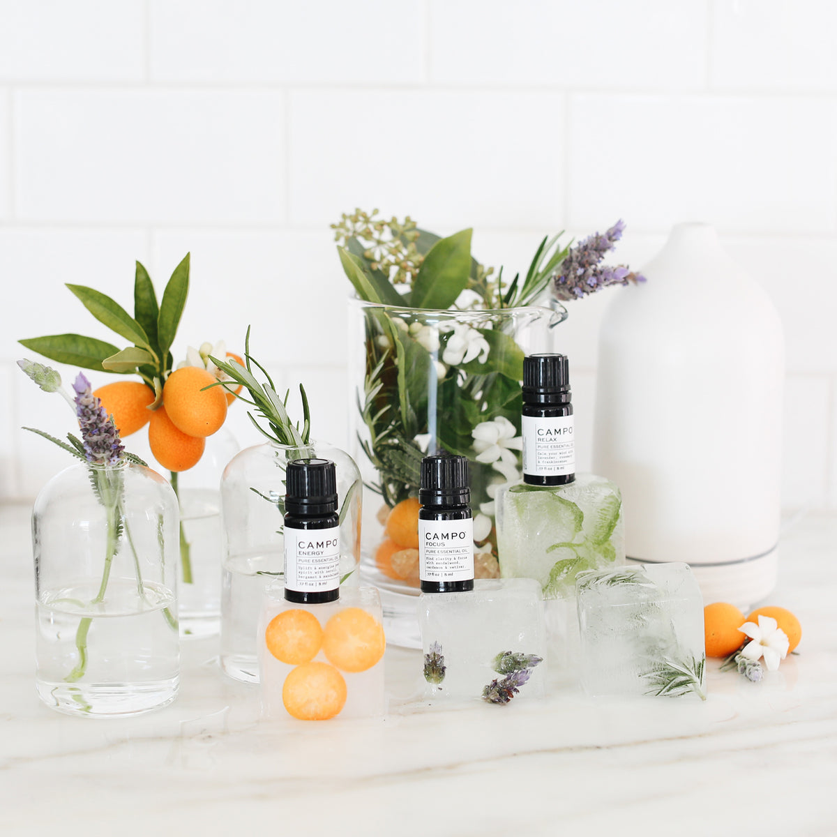 Campo Beauty RELAX Blend 5 ml and 15 ml Essential Oil. Dispels feelings of stress to promote deep relaxation. A calming blend of herbaceous floral notes of French Lavender, Rosemary, Frankincense, Italian Neroli Orange Blossom, Sweet Orange, and Bitter Orange.