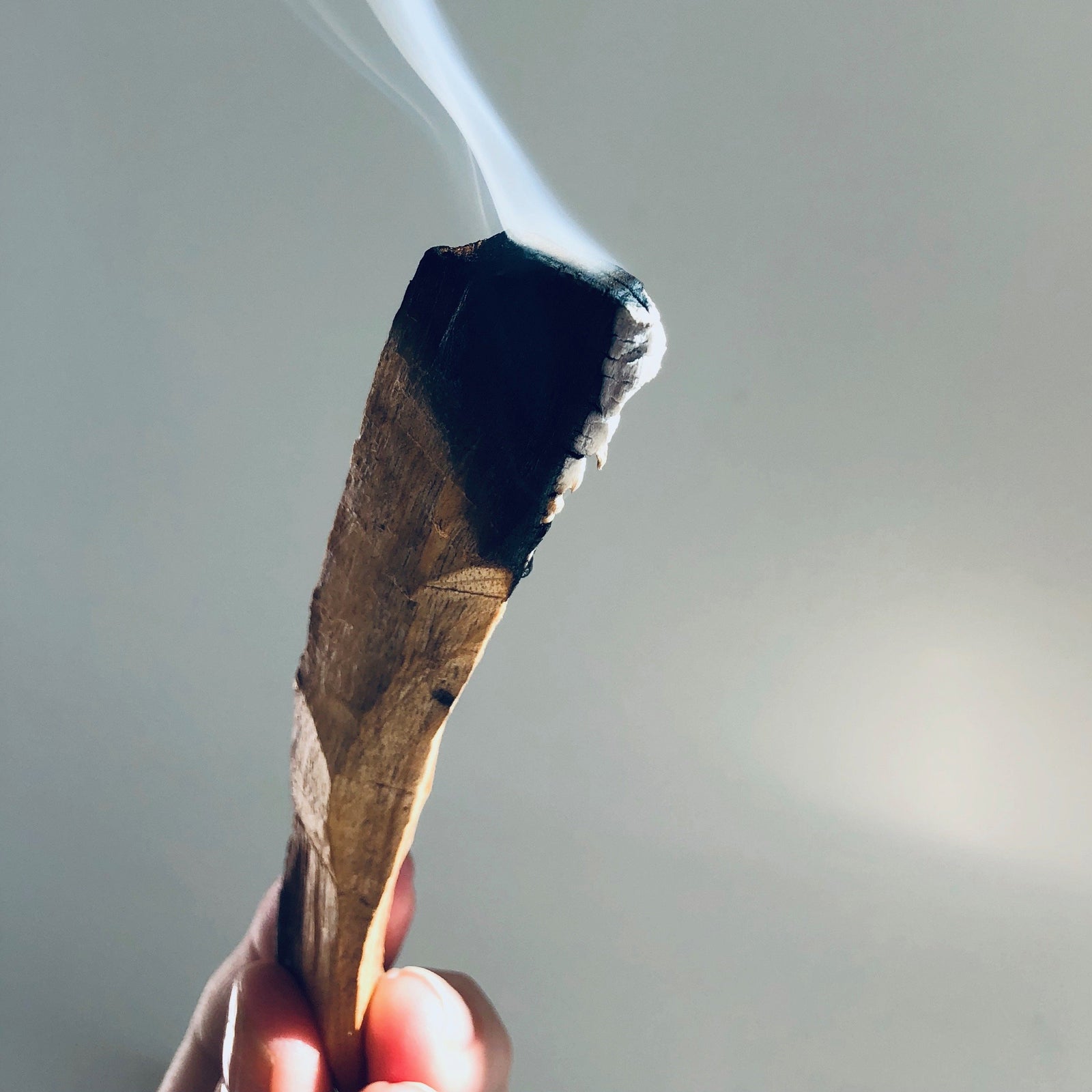 A sacred aromatic "holy wood" used for centuries as a spiritual remedy to cleanse, purify & clear negative energy.   Ethically harvested from naturally fallen branches of the Palo Santo tree. It has a fine citrus aroma with underlying notes of frankincense.