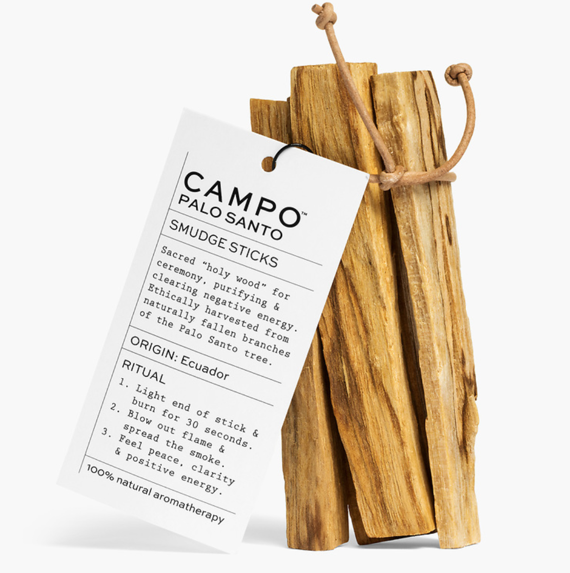 Palo Santo Smudge Sticks + Essential Oil Kit - WOODS Blend
